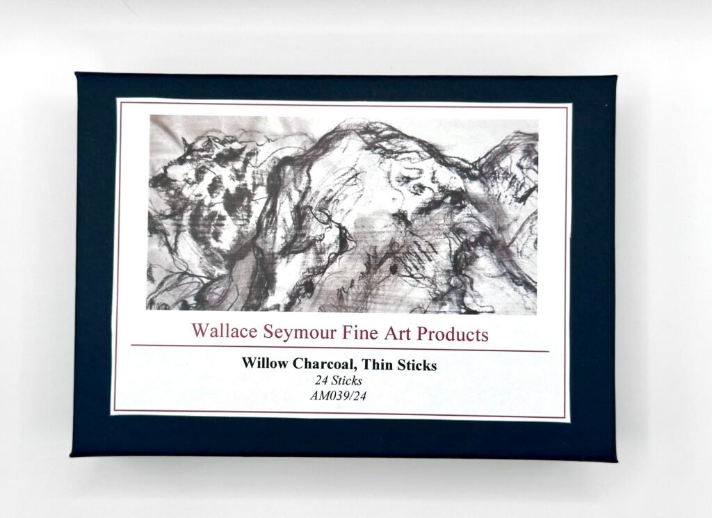 Willow Charcoal: Thin Sticks (box of 24 sticks)