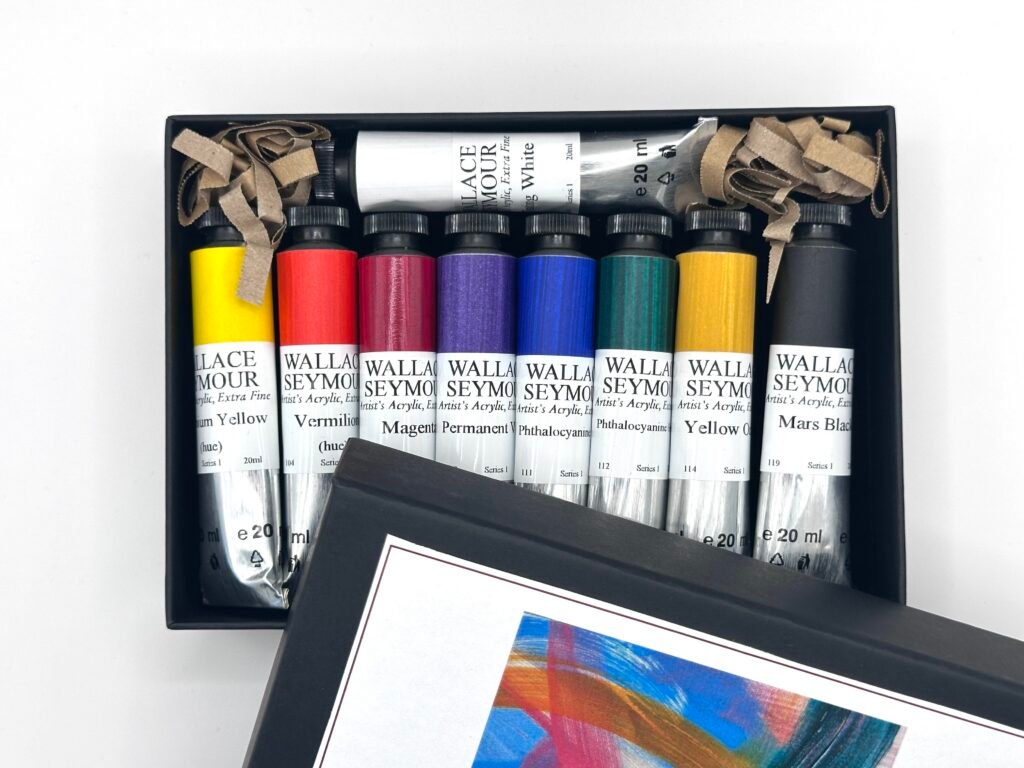 Assortment of Artist's Acrylic Colours 9 x 20ml