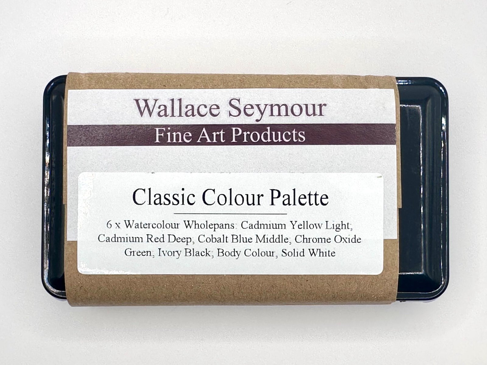 Classic Colours Palette Wholepan Watercolour Set of 6 colours in an super-utility box - Image 2